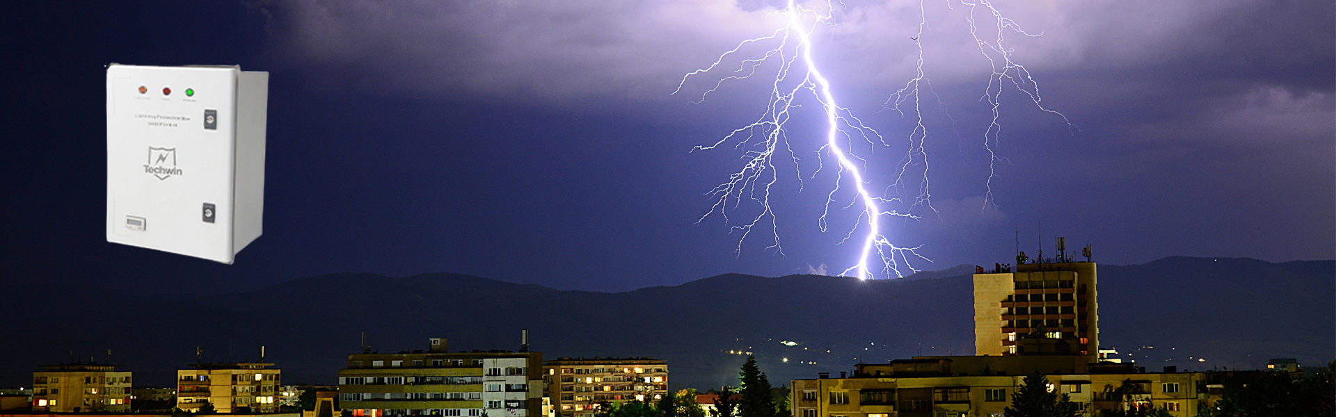 Large Discharge Current TVSS Lightning Protection Box